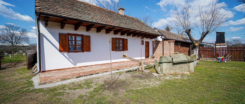 Sremski salaš Isailovi — bela kuća sa crepnim krovom i prostranim dvorištem